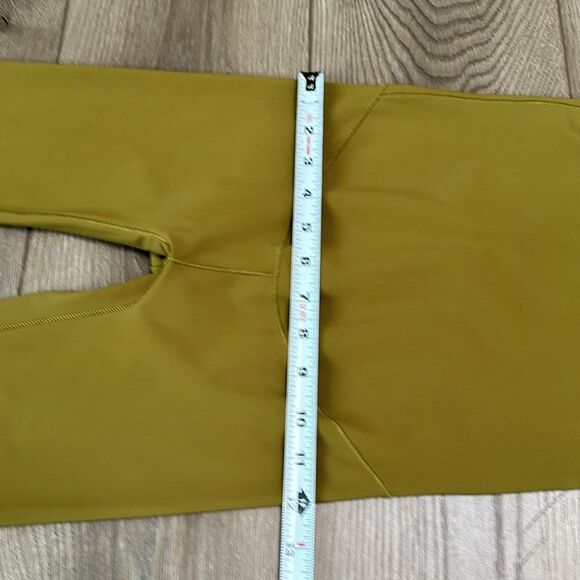 Hoi Bo High Top Chartreuse Green Super High Rise Leggings Size XS - Picture 7 of 11